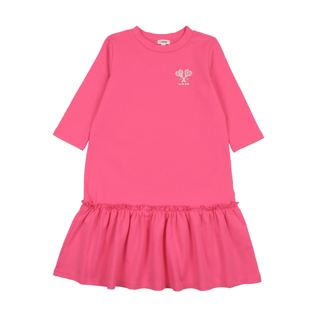 Bonjoy Girls 3/4 Sleeve Tennis Dress - BTS25008LD
