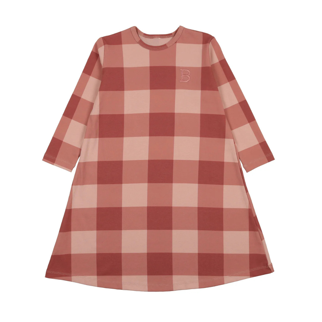 Bonjoy Grid Long Nightgown - SP2505DL