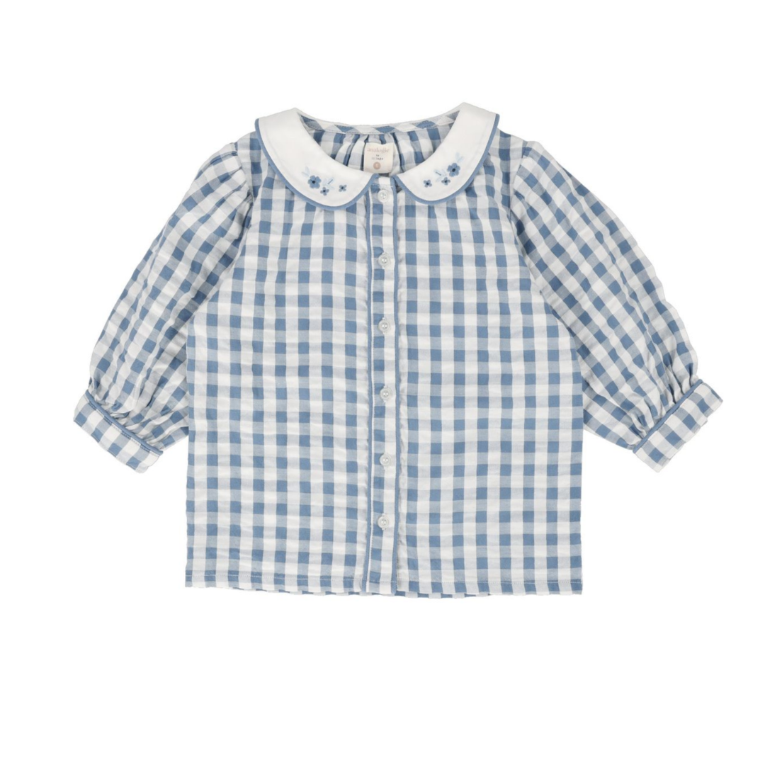 Analogie Gingham Girls Shirt - GGS-SS25