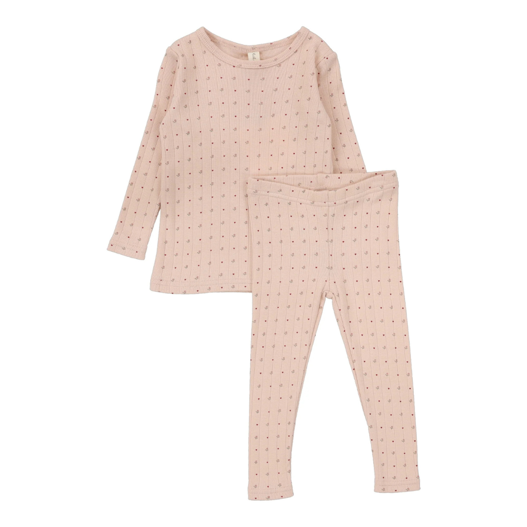 Lilette Linear Printed Long Sleeve Set