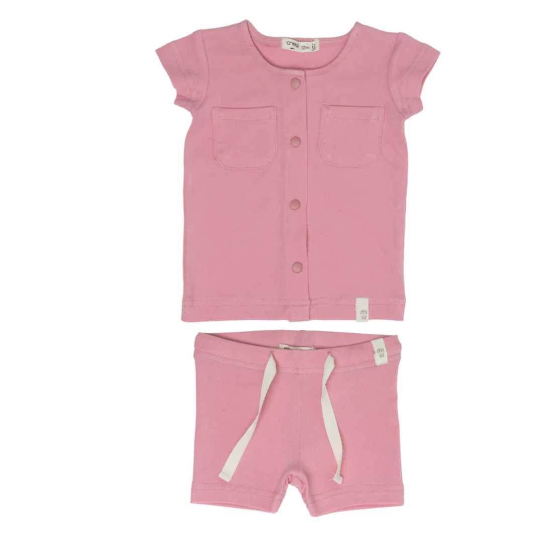 Crew Cotton Short Set - AL29115S
