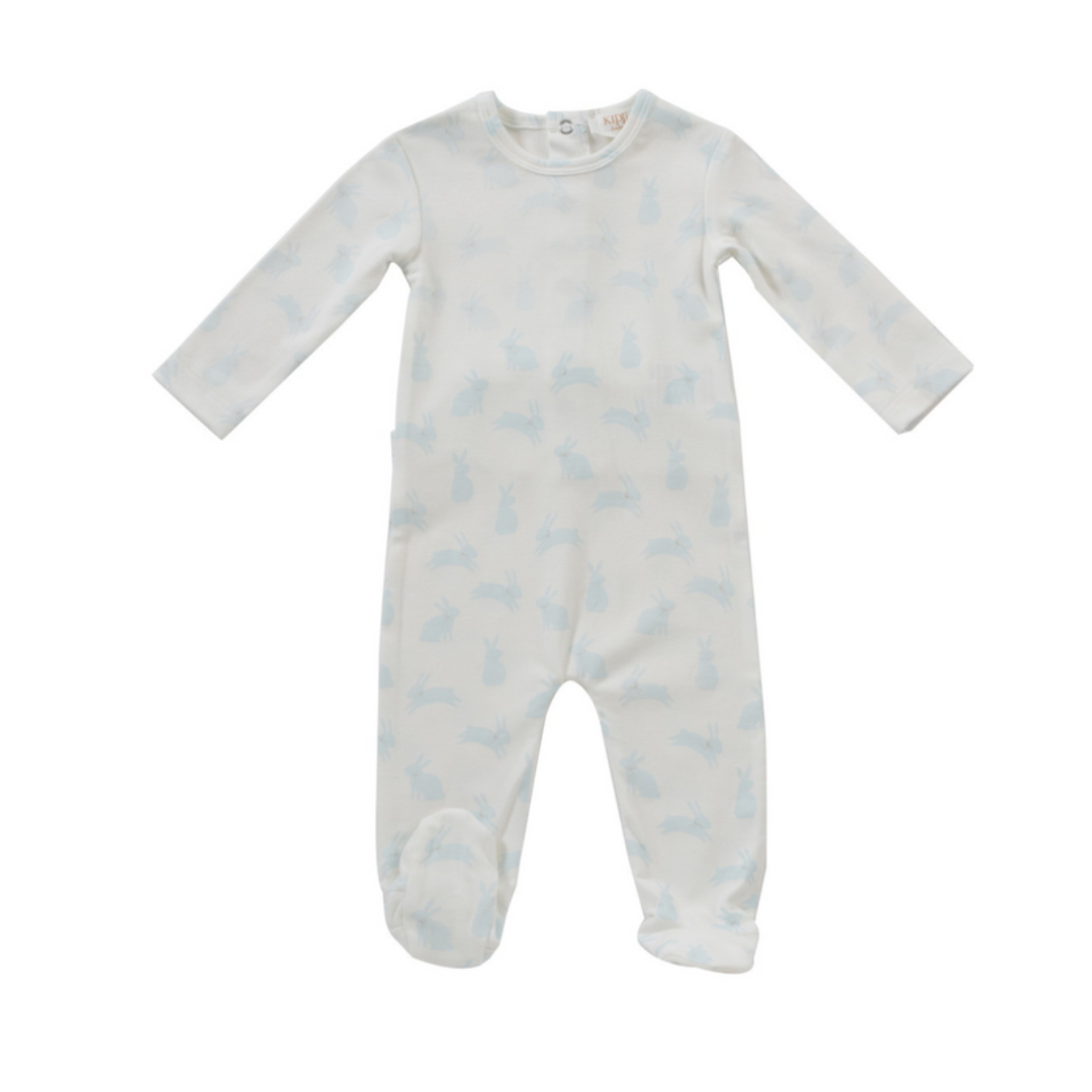 Kipp Bunny Print Footie - TD3108
