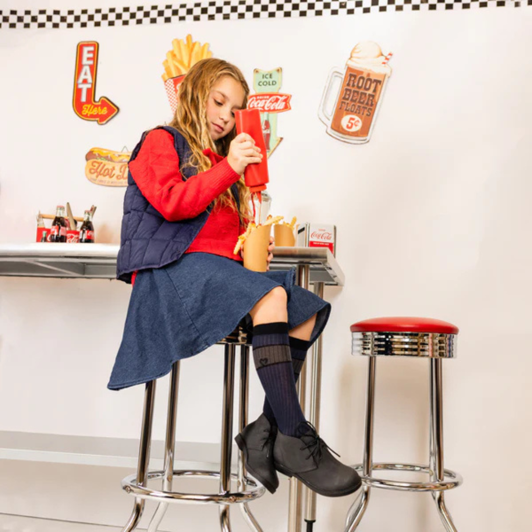 JRP Heart Doodle Knee Socks - SHDO