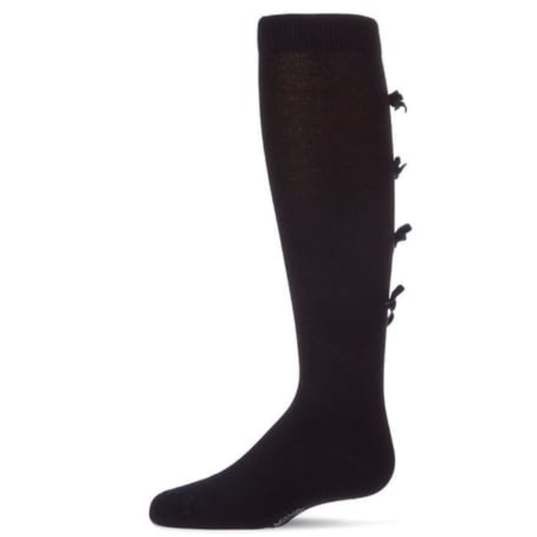 Memoi Back Bows Knee High - MKF-7204
