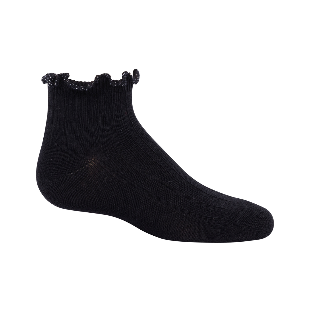 Zubii Contrast Scalloped Edge Ankle - 1306