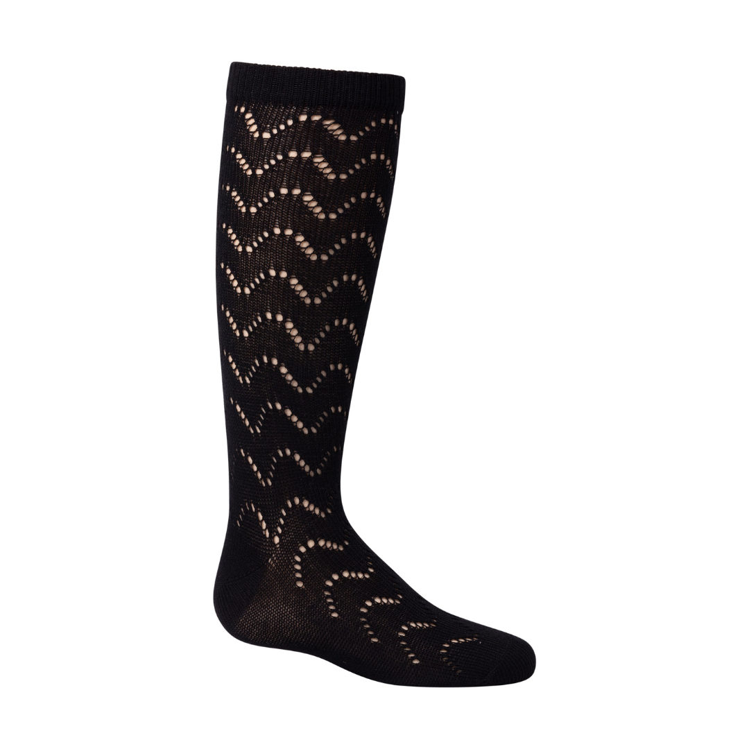 Zubii Crochet Wave Texture Knee - 1362