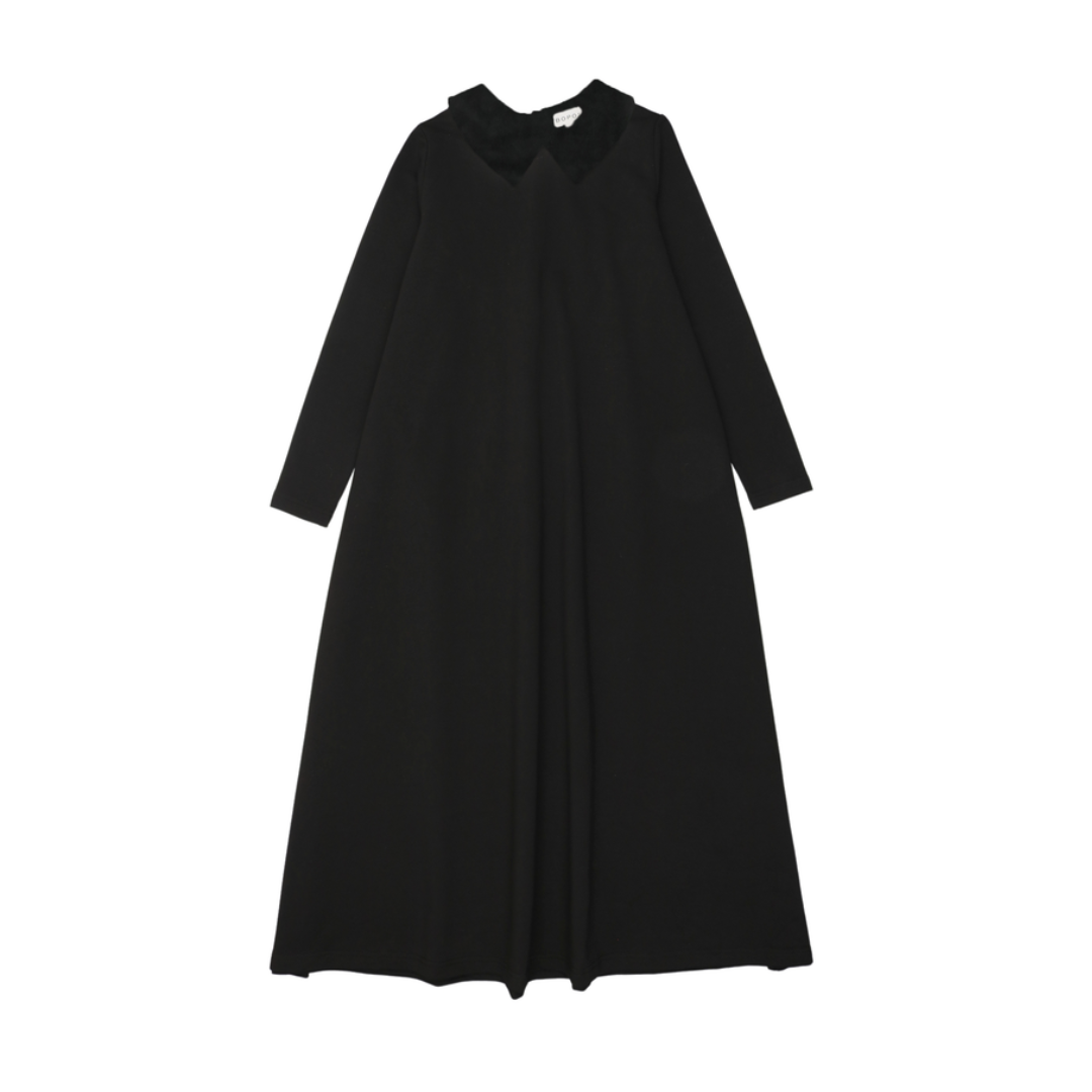 Bopop Velvet Collar Maxi - V694-V695