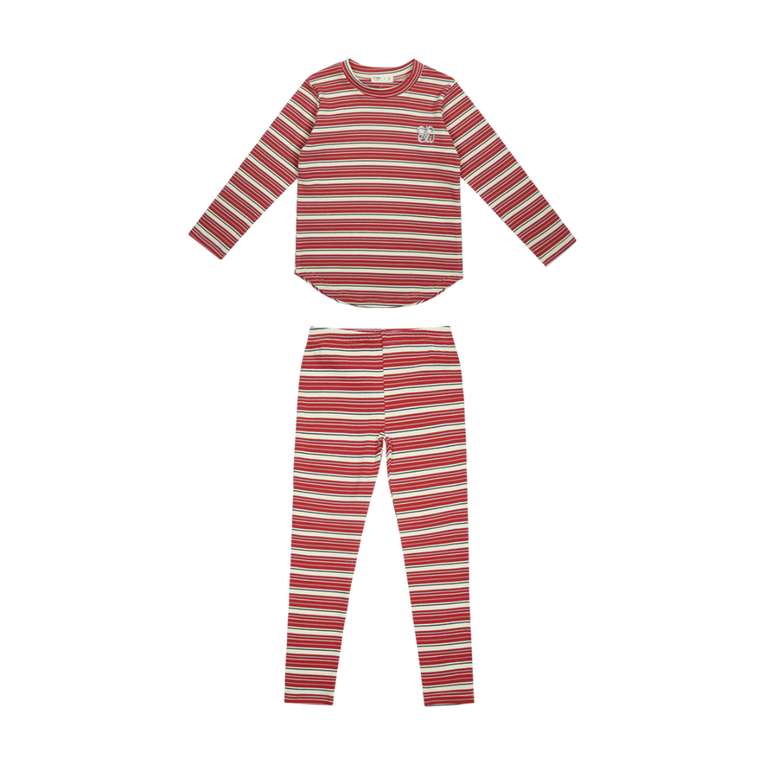 Crew Lounge Rib Stripe Set - SG3014