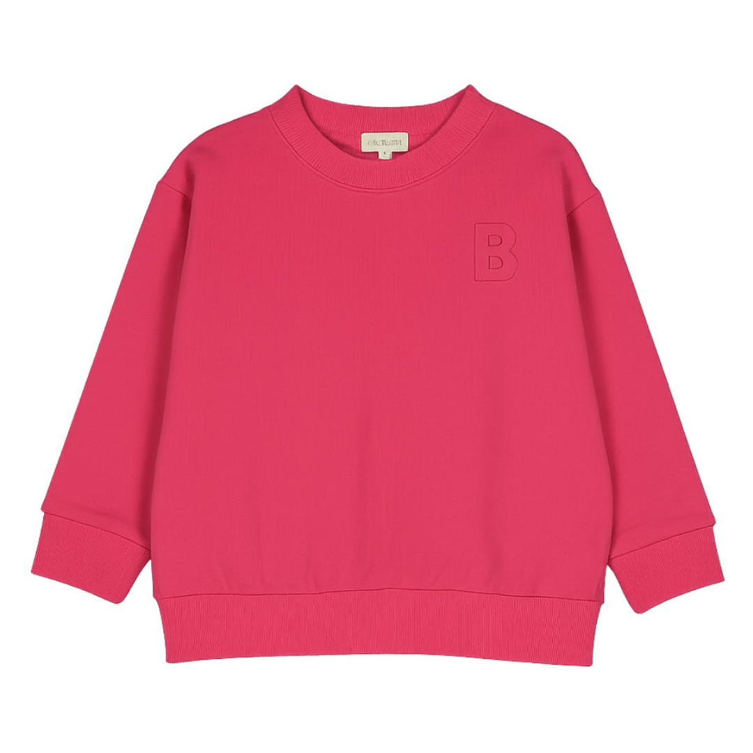 Bonjoy Embossed B Sweatshirt - BTW25008T