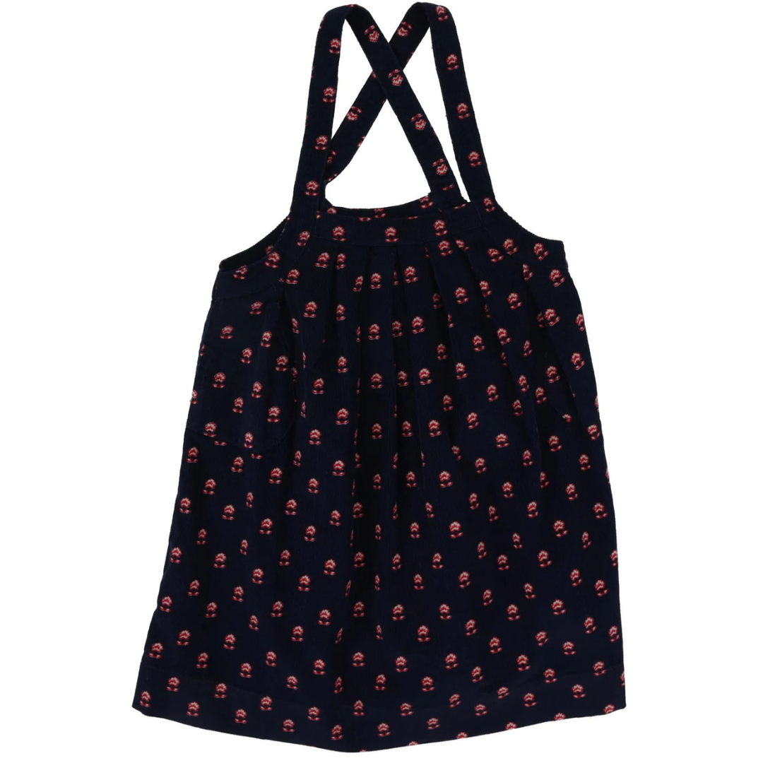 Analogie Vintage Floral Pinafore Jumper - VFPJ