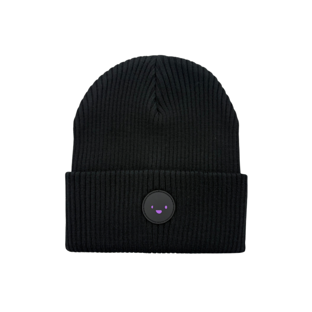 Mini Pops Cuff Hat With Colorful Circle Logo Patch - BRD-109