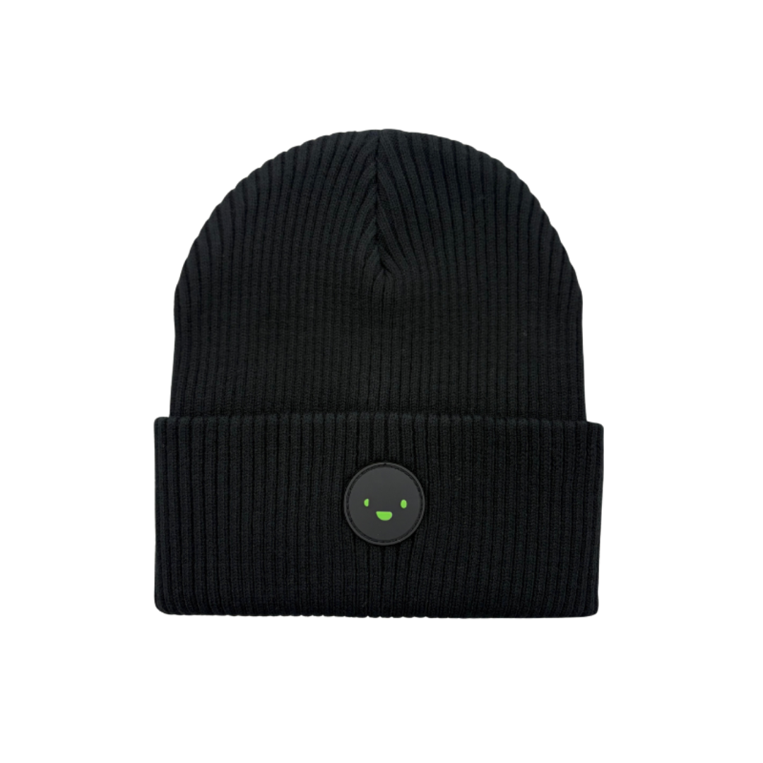 Mini Pops Cuff Hat With Colorful Circle Logo Patch - BRD-109
