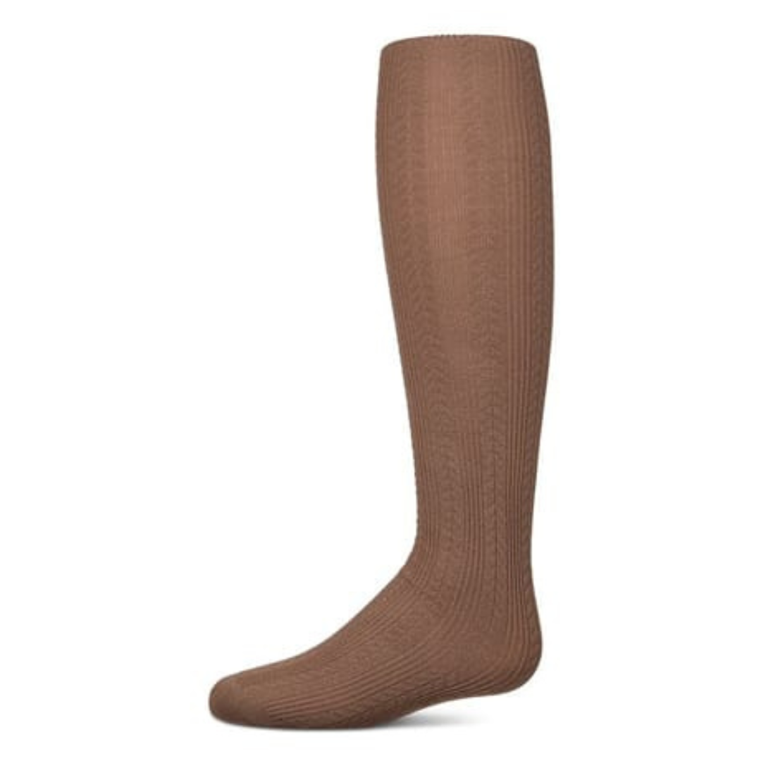 Memoi Multi Arrow Rib Cotton Tights - MKF-3103