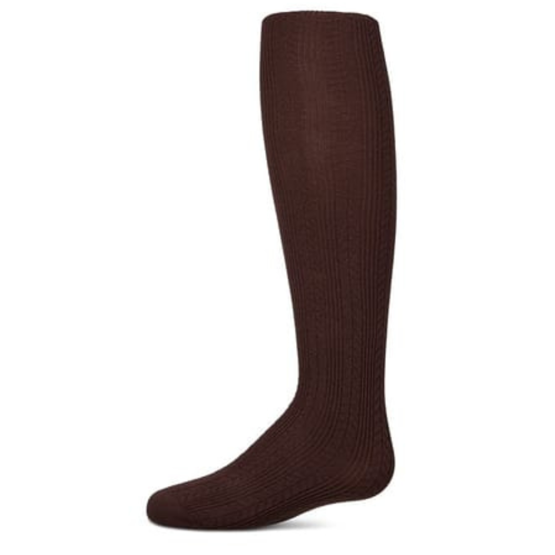 Memoi Multi Arrow Rib Cotton Tights - MKF-3103