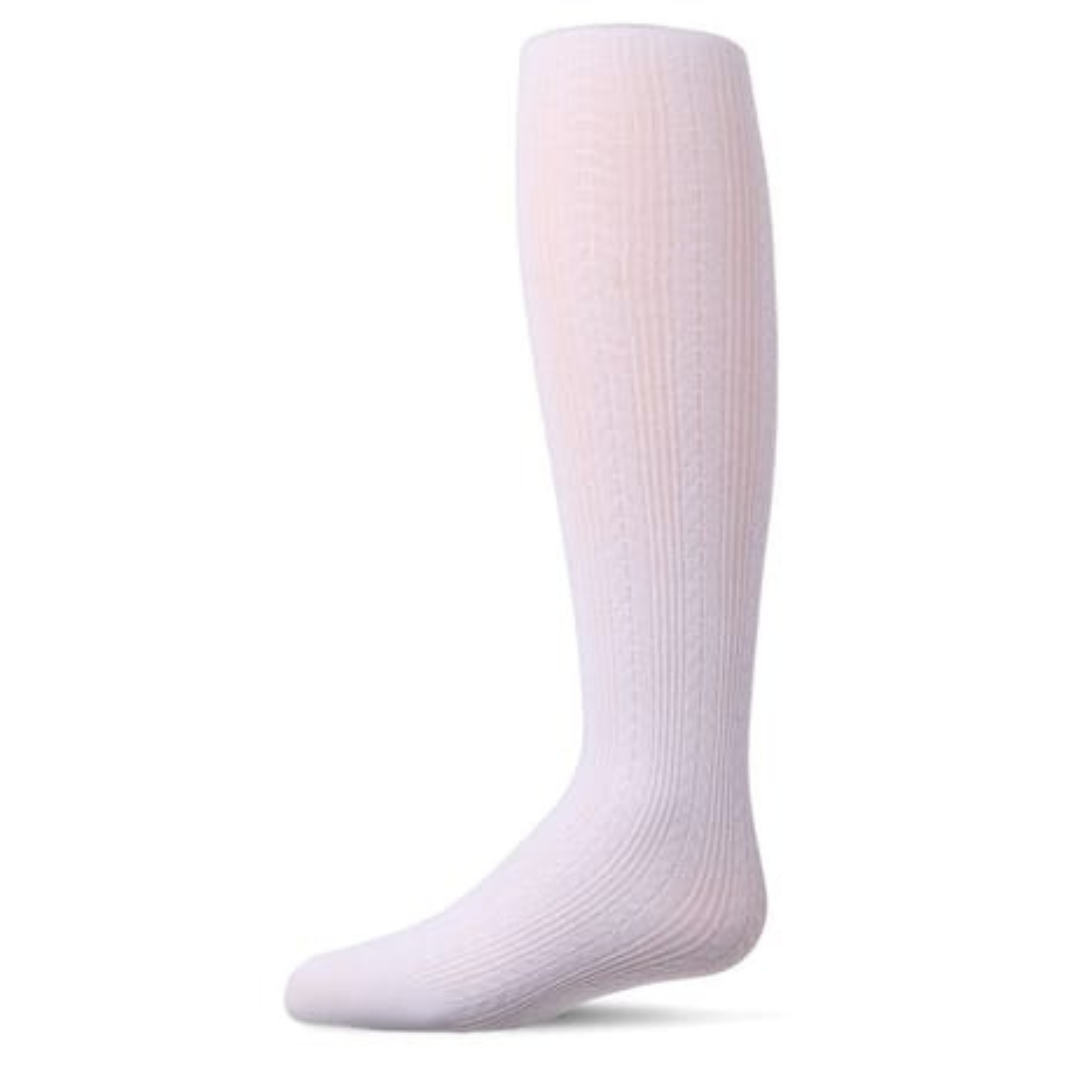 Memoi Multi Arrow Rib Cotton Tights - MKF-3103