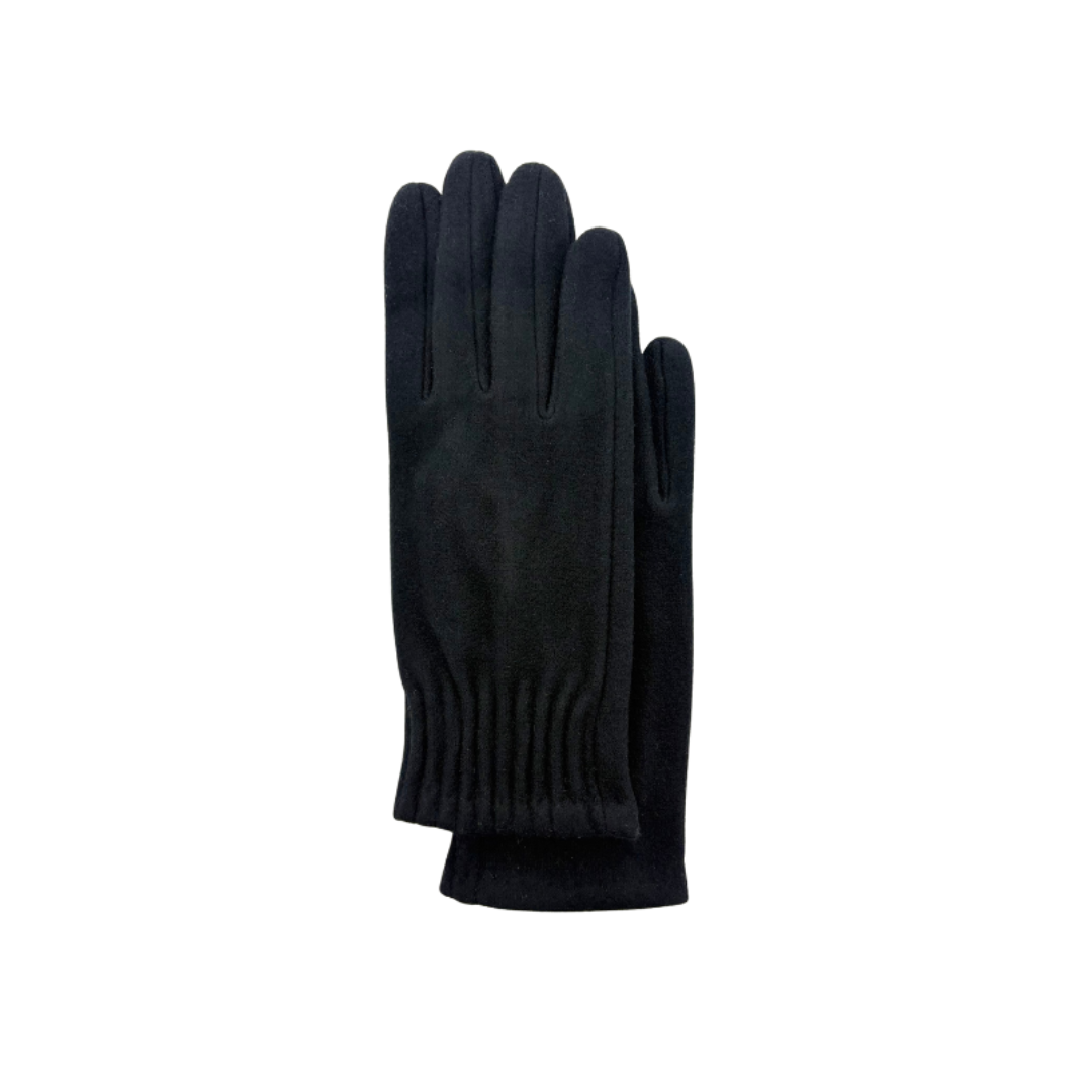 Memoi Knit Glove With Ruched Cuff Design - MEGHK938