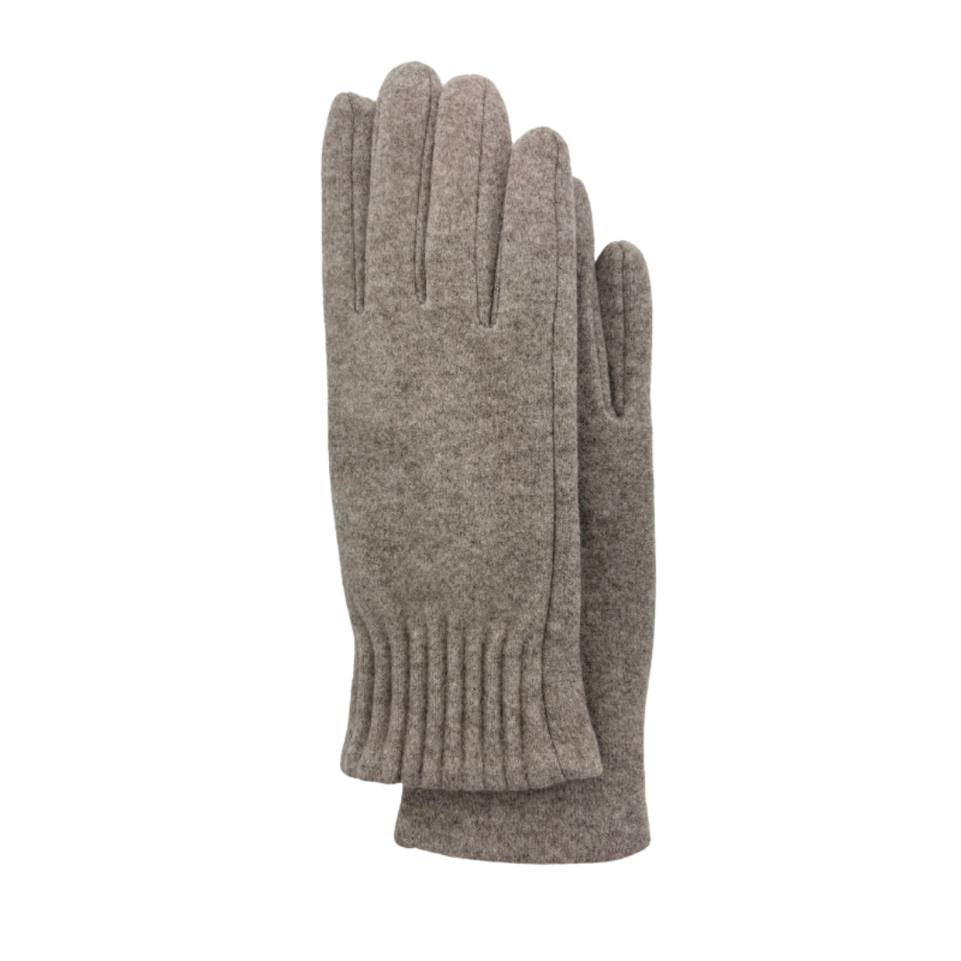 Memoi Knit Glove With Ruched Cuff Design - MEGHK938