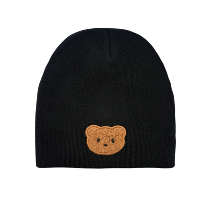 Mini Pops Baby Pull On Hat With Teddy Applique - BRD-106T