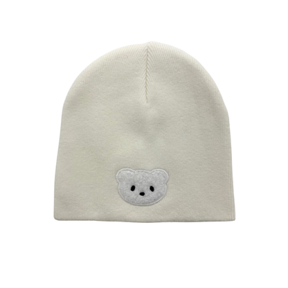 Mini Pops Baby Pull On Hat With Teddy Applique - BRD-106T