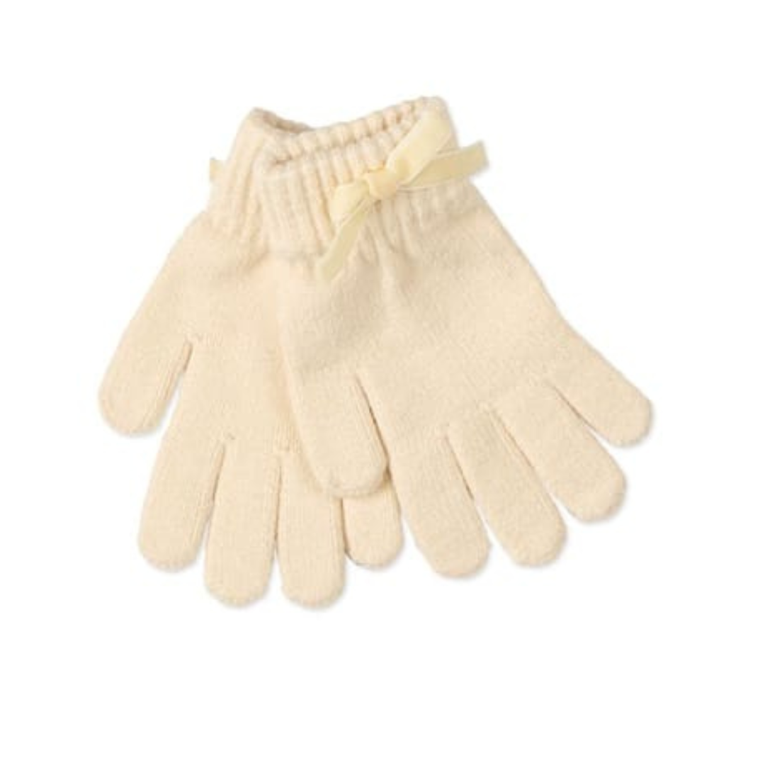 Memoi Bow Cuffed Gloves - MKA-313