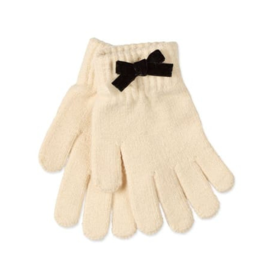 Memoi Bow Cuffed Gloves - MKA-313