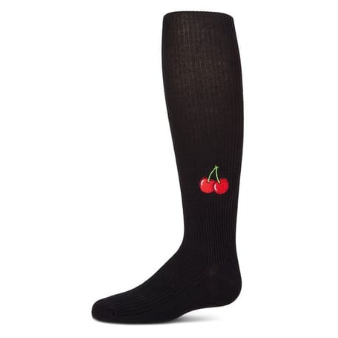 Memoi Back Cherry Cotton Tights - MKF-4079
