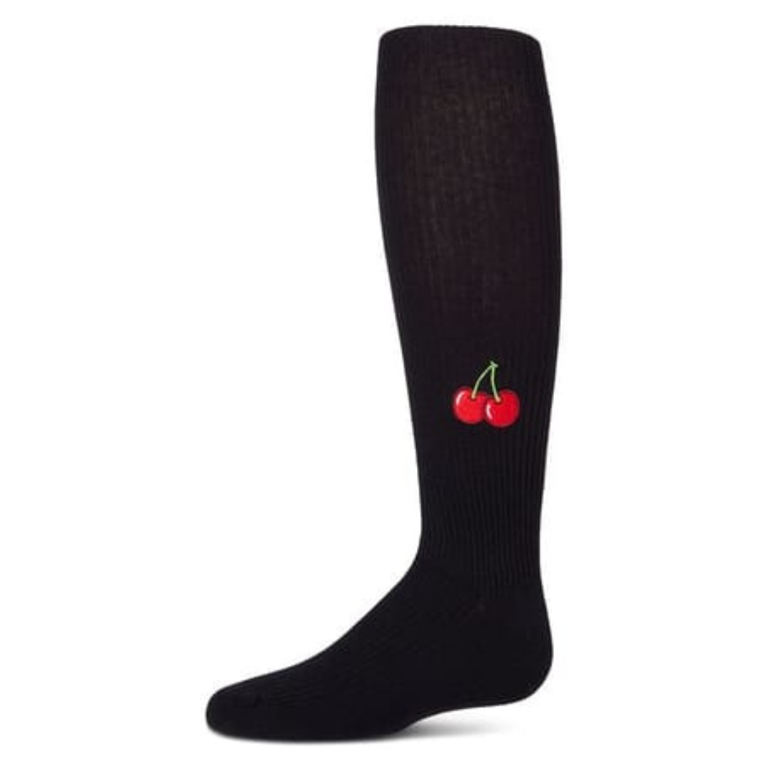 Memoi Back Cherry Cotton Tights - MKF-4079