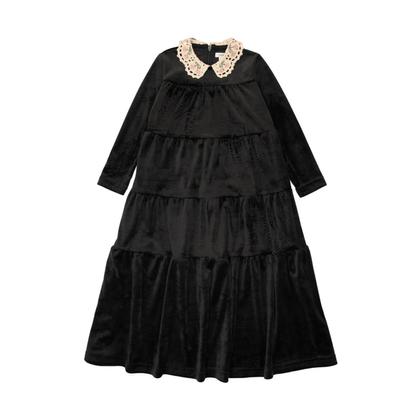 Bonjoy Cherry Crochet Collar Shabbos Robe - BLW25004SR