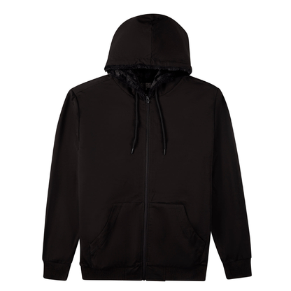 Memoi Mens Faux Fur Zip Up Hoodie - MMJ-005
