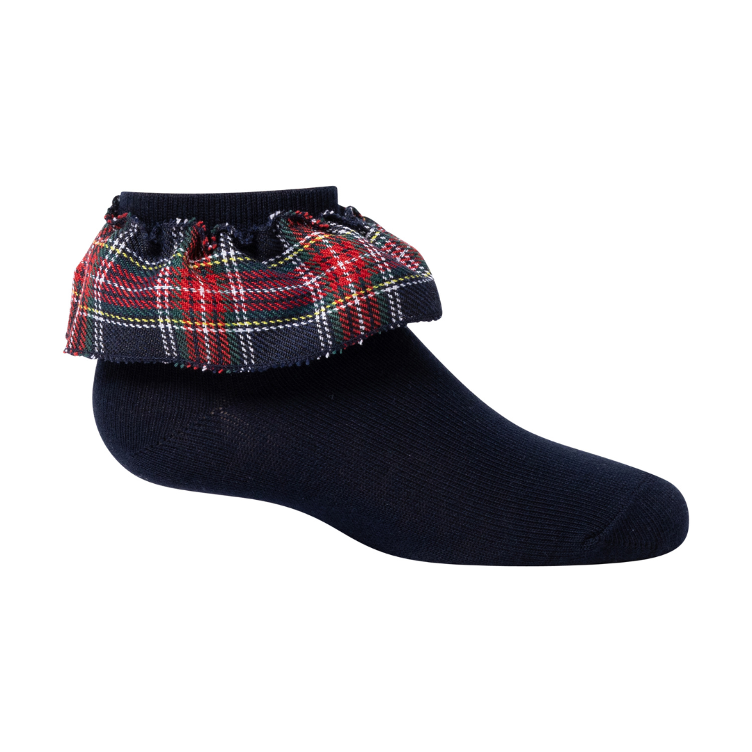 Zubii Plaid  Ruffle Ankle - 1386