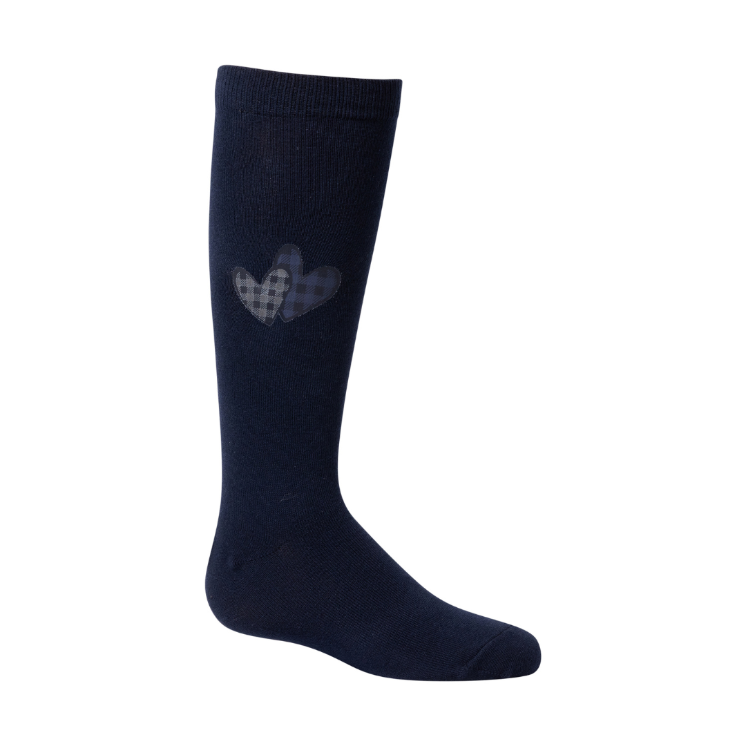 Zubii Checkered Heart Knee - 1345