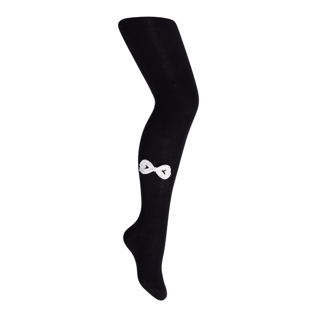 Zubii Pearl Bow Tights - 1311