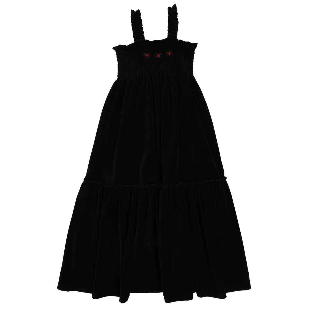Lil Legs Velour Smocked Maxi - LVSMM
