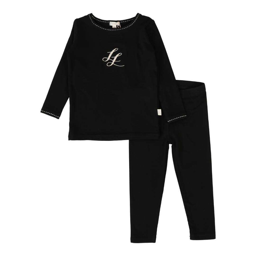 Lil Legs Emblem Lounge Set - LBELS
