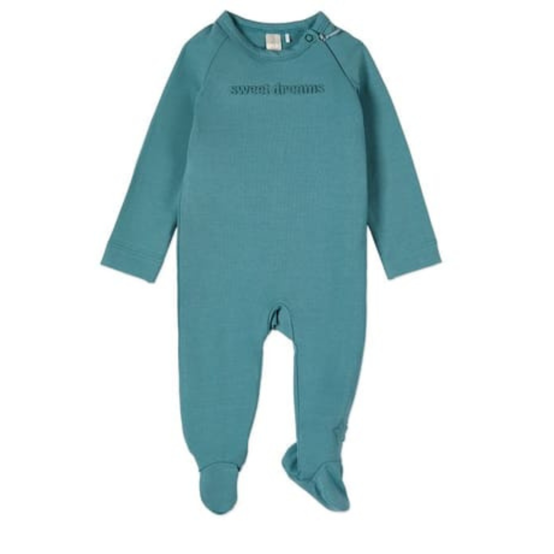 MiniMoi Sweet Dreams Hidden Zipper Footie - IAF09687