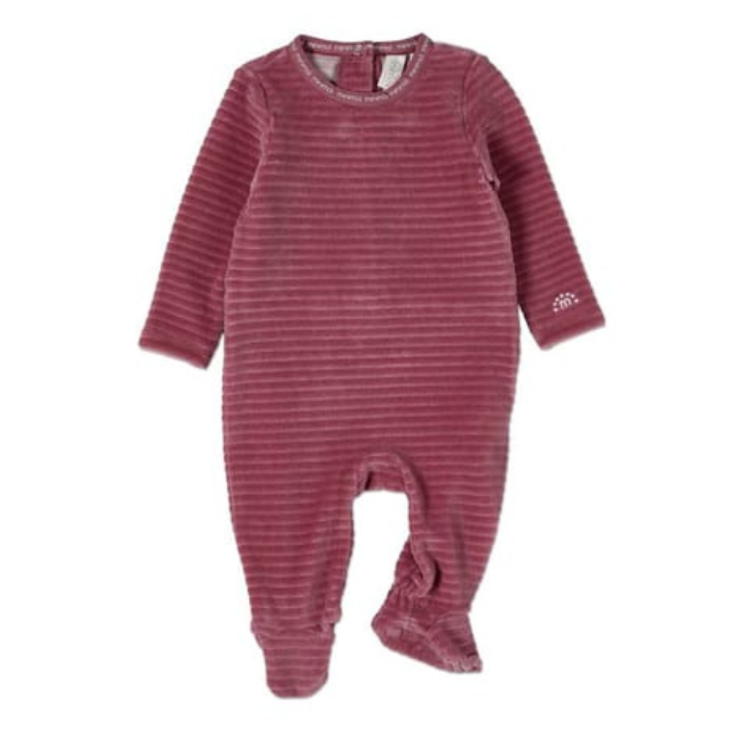 MiniMoi Drop Needle Footie With Minimoi Trim - IAA09607