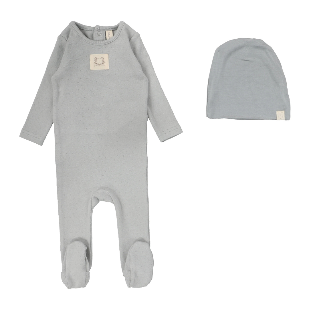 Lilette Pointelle Emblem Footie Set - PEFS