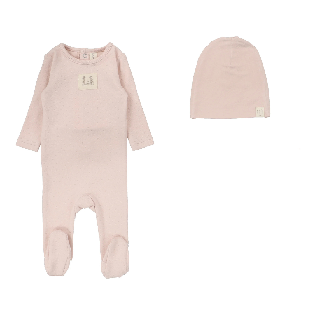 Lilette Pointelle Emblem Footie Set - PEFS