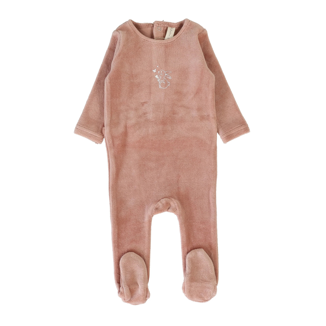 Lilette Velour Forest Graphic Footie - VFGF