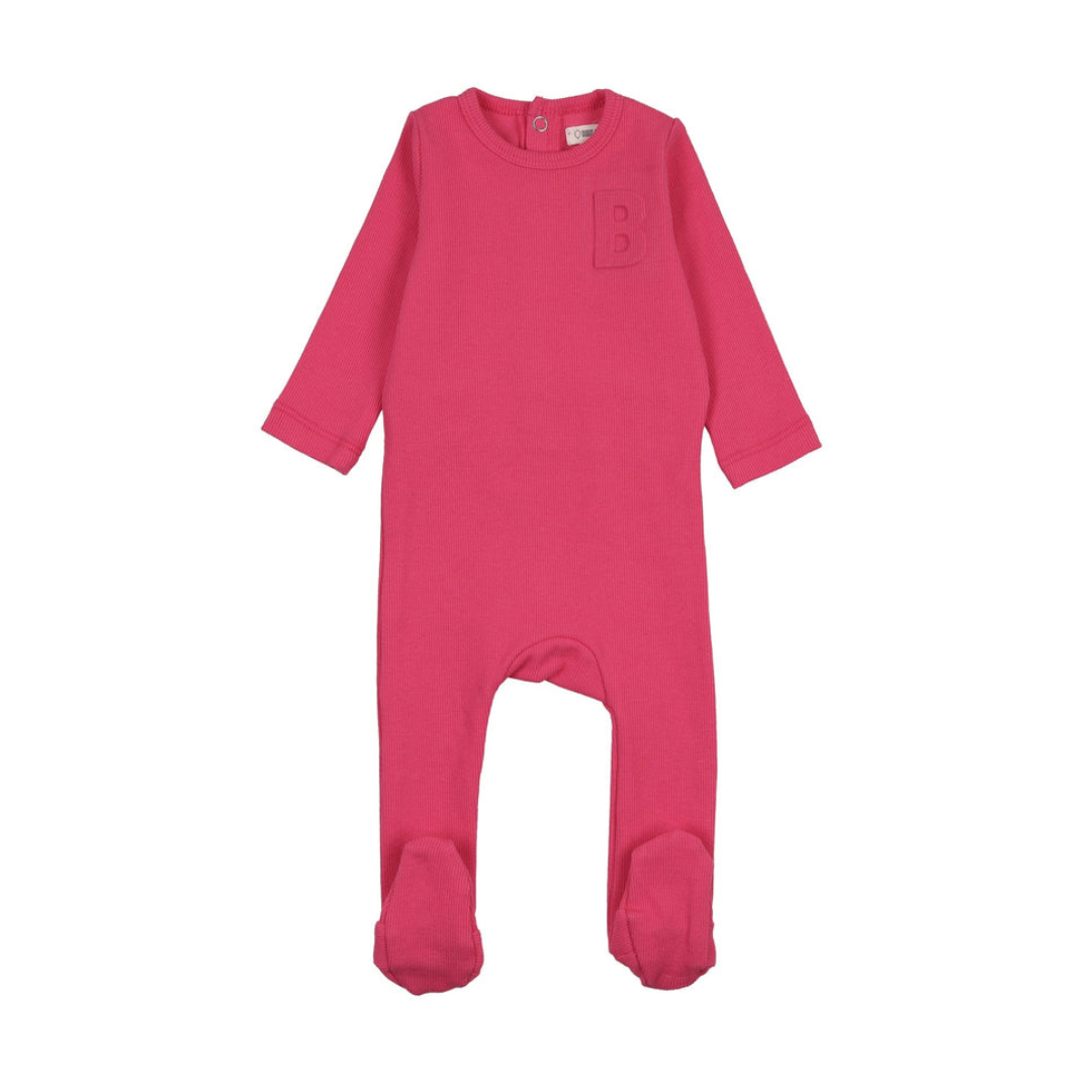 Bonjoy Embossed B Footie - BTW25008F