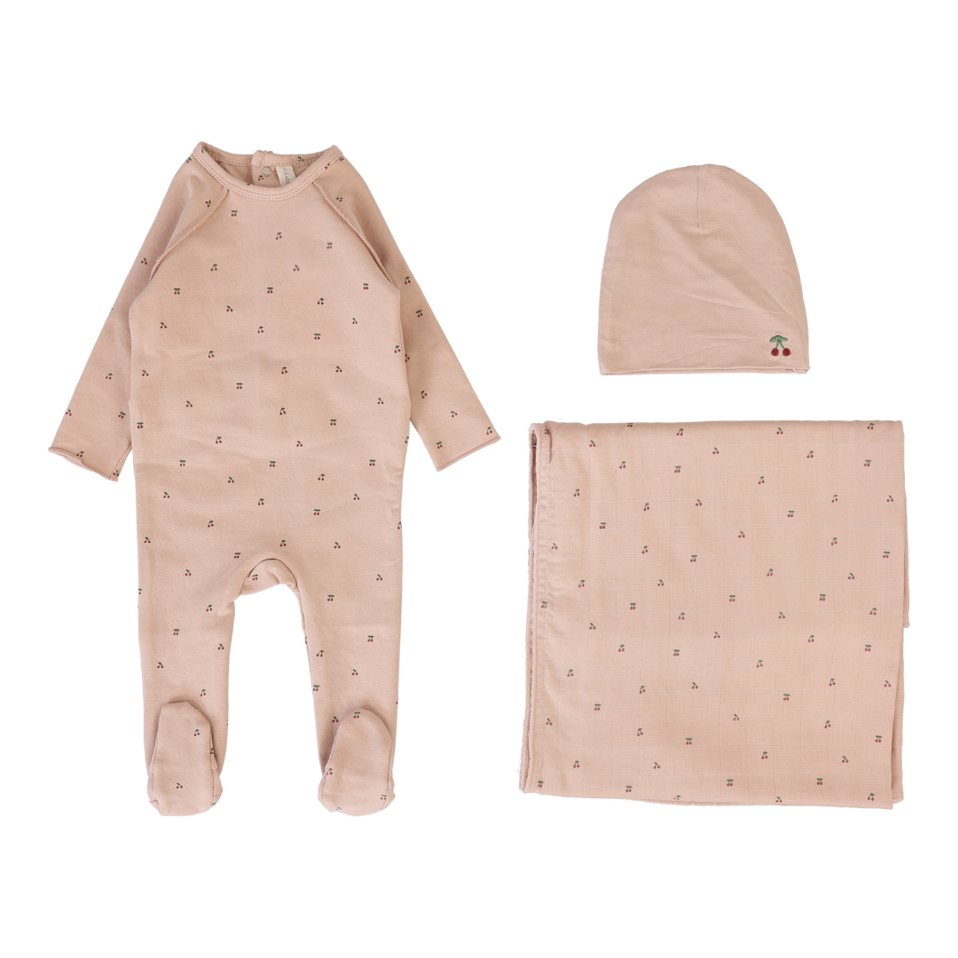 Lilette Cherry Print Layette Set - CPLS