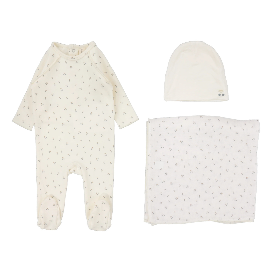Lilette Cherry Print Layette Set - CPLS