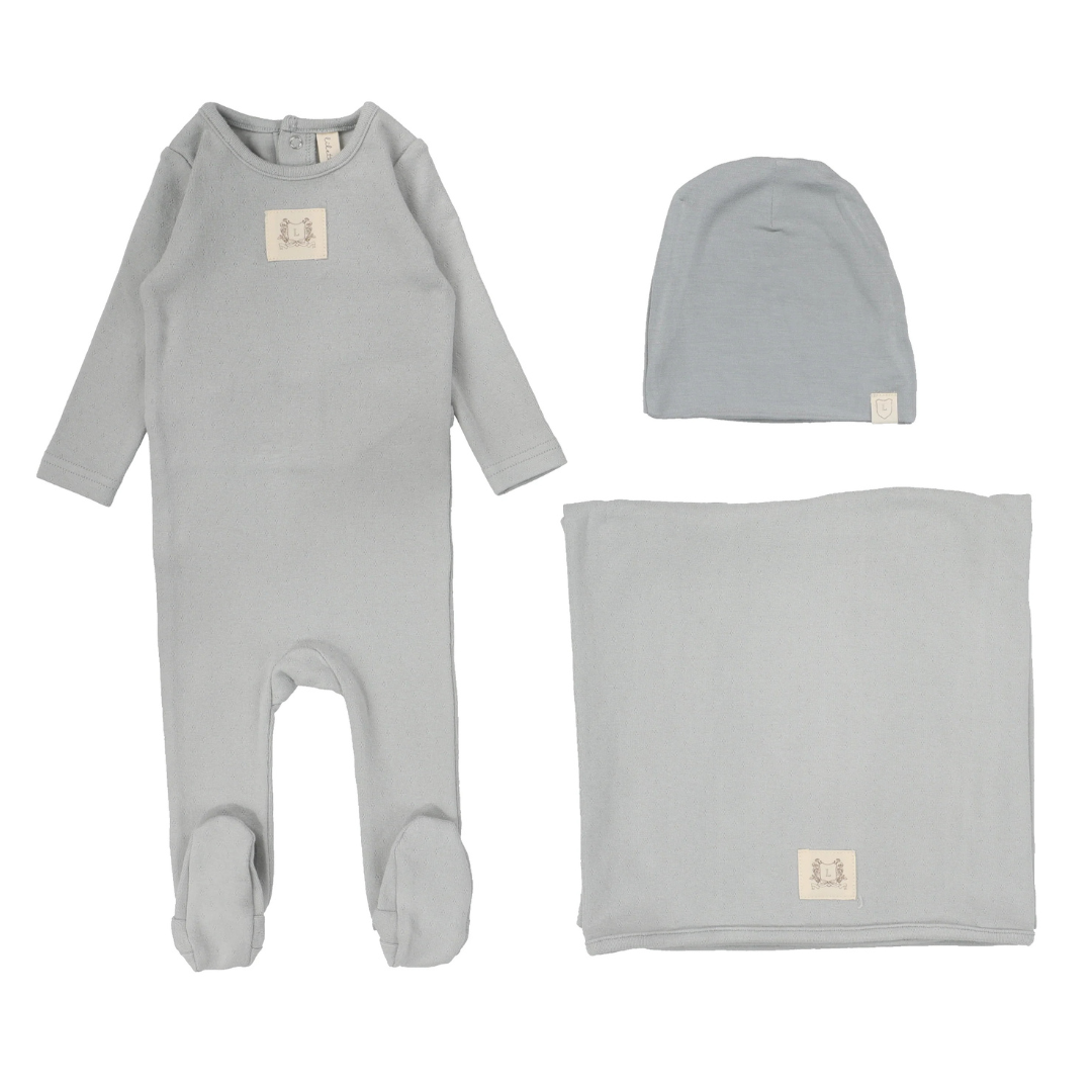 Lilette Pointelle Emblem Layette Set - PELS