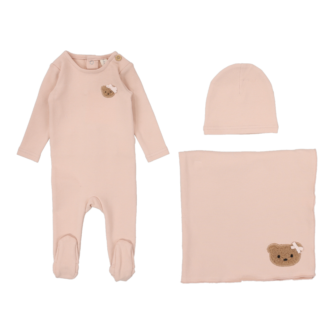 Lilette Bear Applique Layette Set - BALYS