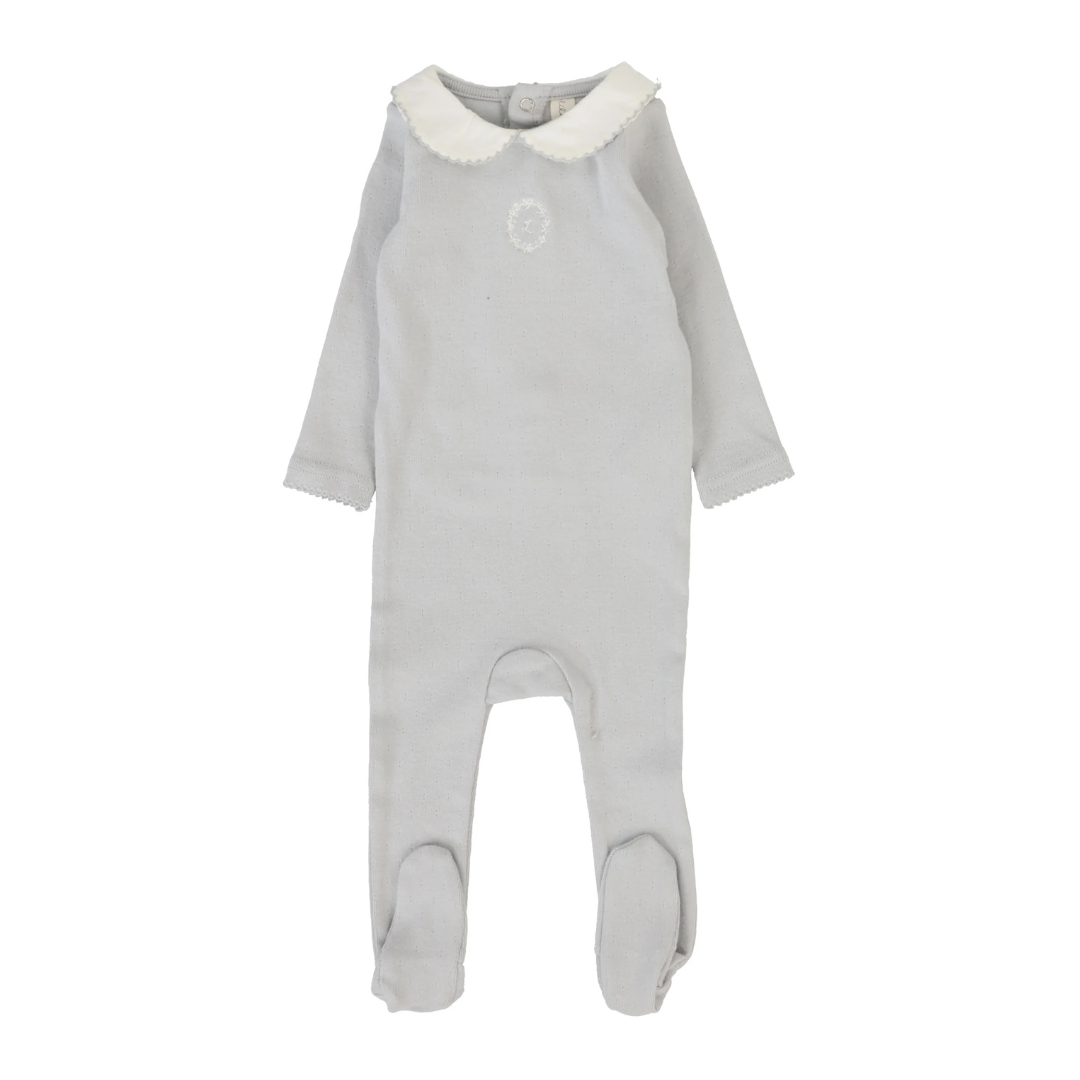 Lilette Emblem Embroidered Footie - EEF