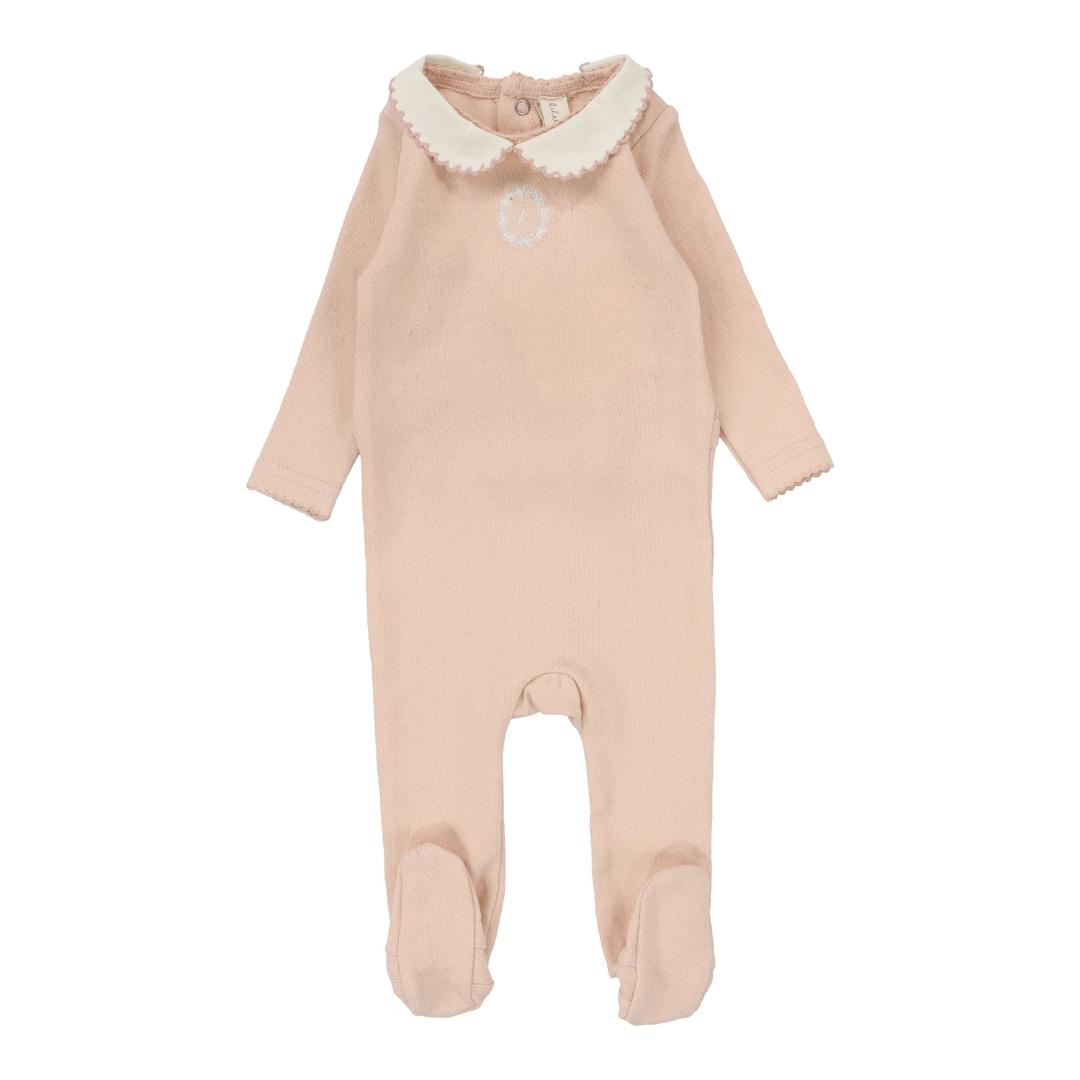 Lilette Emblem Embroidered Footie - EEF