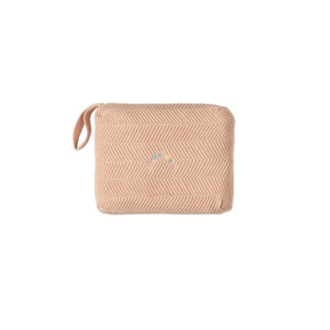 MiniMoi Herringbone Knit Blanket In a Pouch - IJT09654
