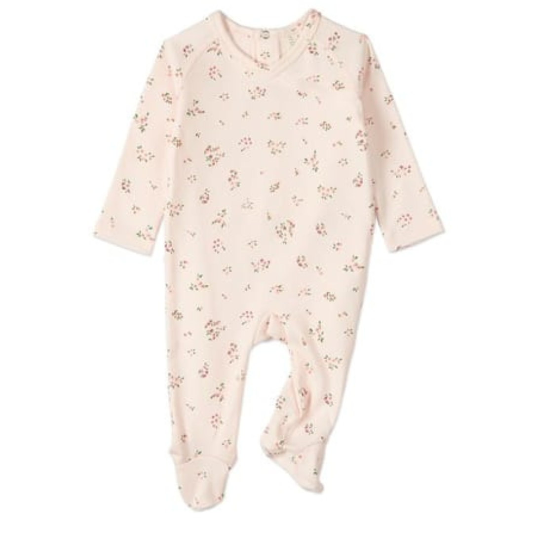 MiniMoi Cameo Florals Footie - IAA09612