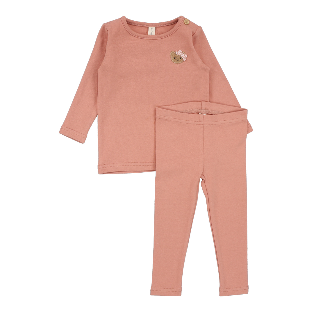 Lilette Bear Applique Lounge Set - BALS