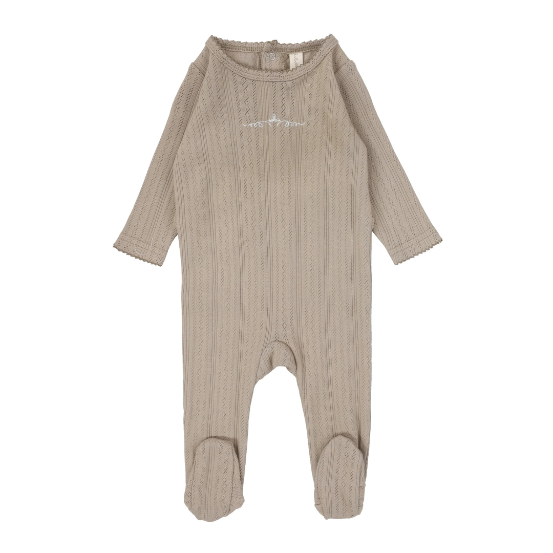 Lilette Pointelle Graphic Footie - PGF